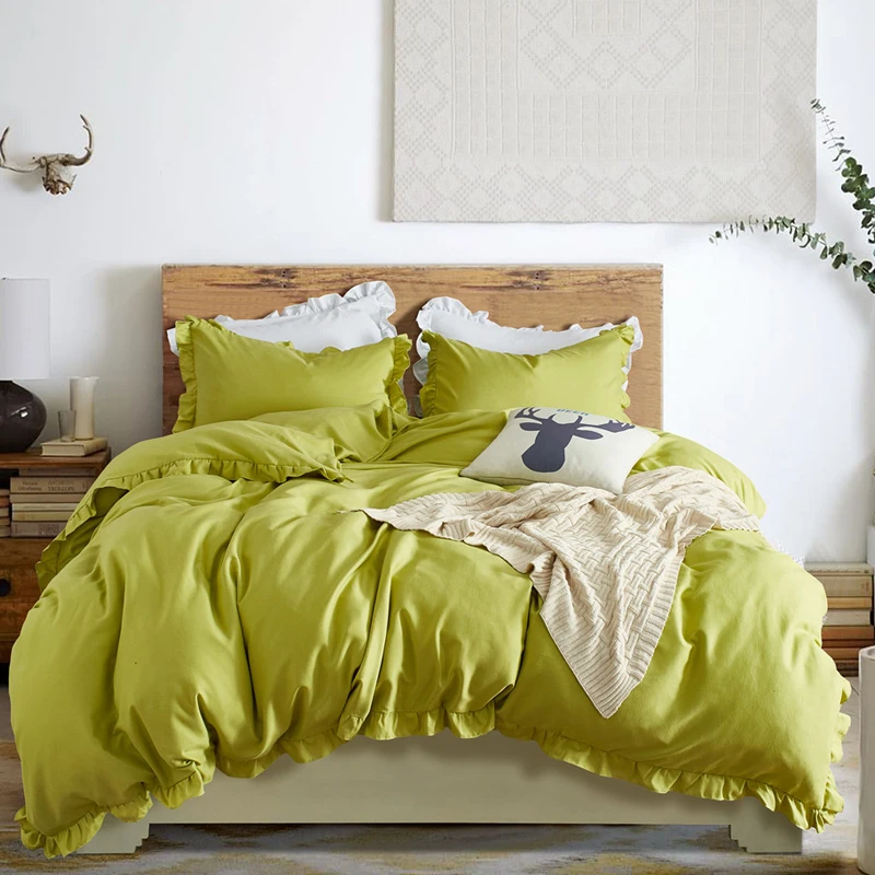 WAZIR عادي اللون أسلوب بسيط 3 قطع لنا سز الفراش الملكة الملك مجموعة غطاء سادات غطاء لحاف نوم ديكور أغطية سرير WAZIR عادي اللون أسلوب بسيط 3 قطع لنا سز الفراش الملكة الملك مجموعة غطاء سادات غطاء لحاف نوم ديكور أغطية سرير