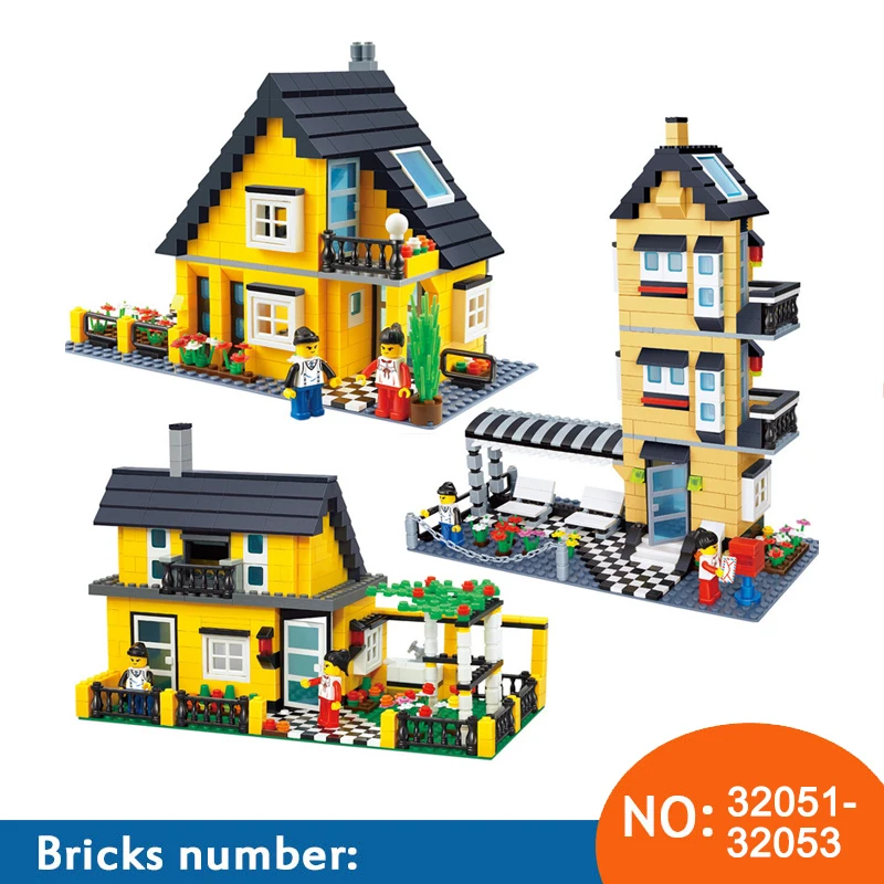 Модель Wange 32051 года архитектура улицы город ИНН деревня дом знаменитый фигурки