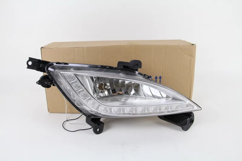 Pour Hyundai i30 55 W Super Blanc XENON HID Low Dip//DEL Side Light Projecteur Ampoules