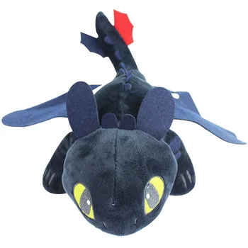 

9inch 23CM How To Train Your Dragon Toothless Night FURY Kids Plush Toy Doll Fury For Children Gift Free Shipping