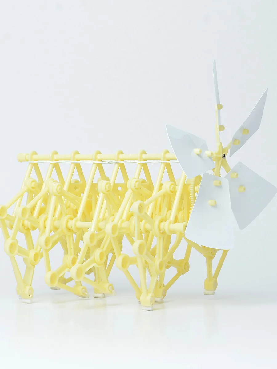 

Mini Strandbeest DIY Robot Windmill Wind Power Beast Walk DIY Assembly Models Robot Windmolen Science Puzzle Kids Children Toys