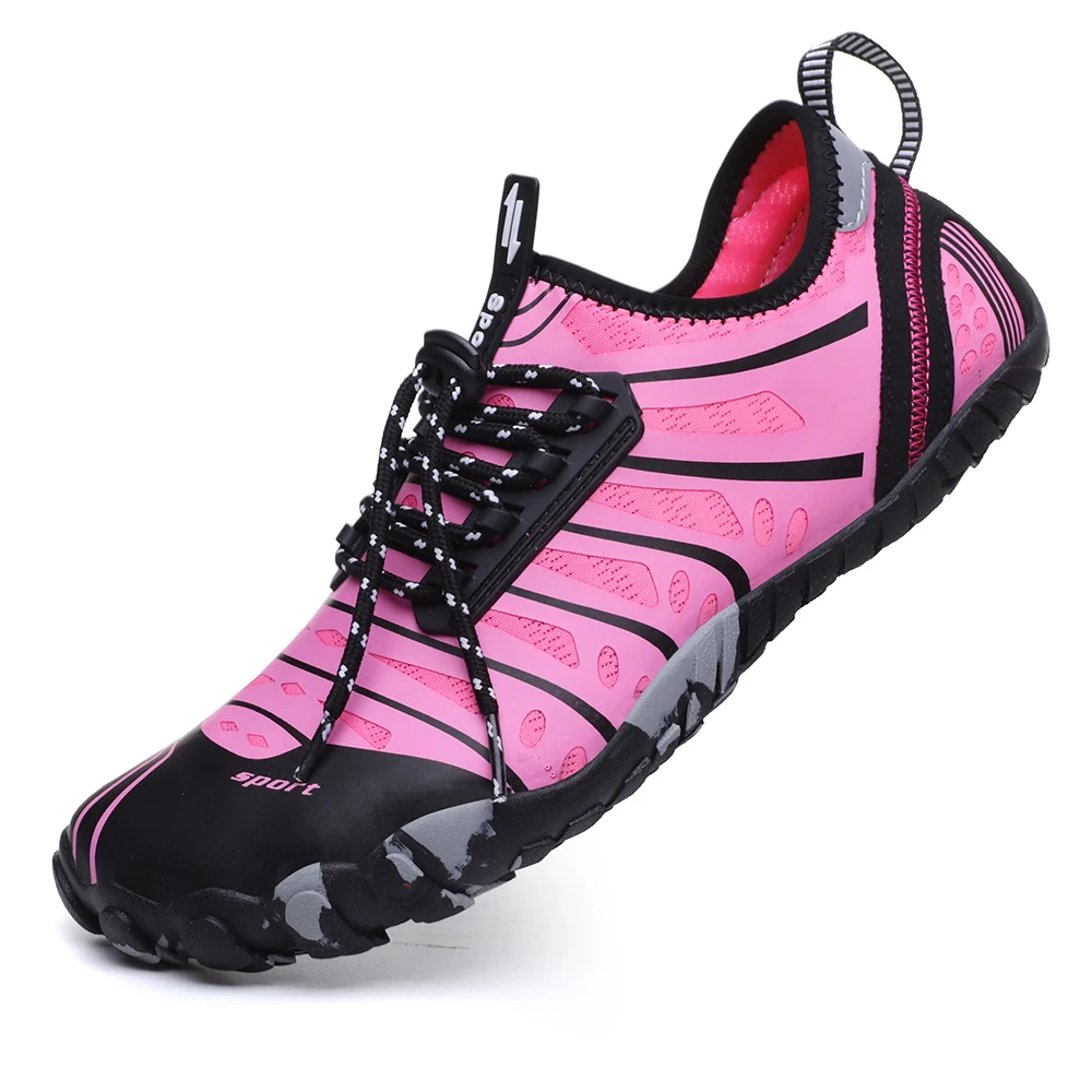 Аква обувь для женщин и мужчин босиком пятью пальцами воды Молодежная фитнеса