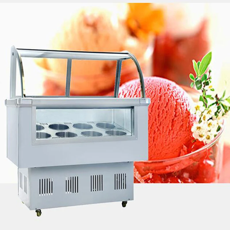 Витрина для мороженого 10 вкусов витрина демонтрационный шкаф
