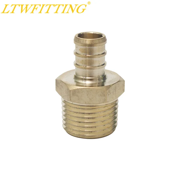 LTWFITTING Lead Free Brass PEX Adapter Fitting 1/2" PEX x 1/2" Male NPT