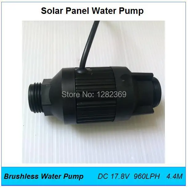 Small Solar Water Pump DC 17.8V 18W 960LPH 4.4M Brushless Subersible Pumps Hot Circulation | Обустройство дома