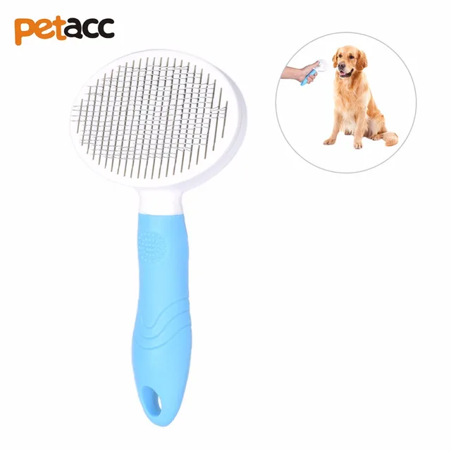 Petacc Dog Brush Pet Grooming Dog Needle Combs for Dogs Cat Gilling Brush Dog Rake Comb Bath Massage Cleaning Tool