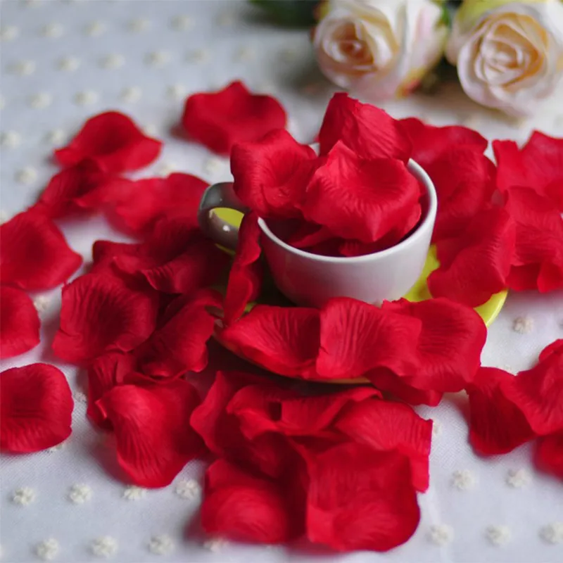 Свадебные лепестки роз 1000 шт./лот Cheapas Artificiais цветы украшение BeautifulPetal свадебные