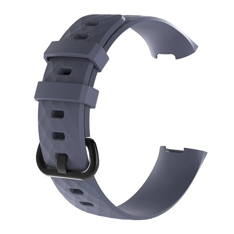Waterproof Replacement Watch Strap for Fitbit Charge 3  Charge 3 SE Silicone Sport Band Wristband Large Small Women Men (4)