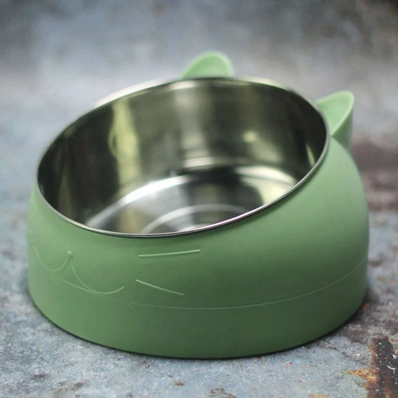 21cm Non-slip Cats Bowls With Raised Stand Pet Food Water Bowl For Cats Dogs Feeders Bowl Pet Supplies