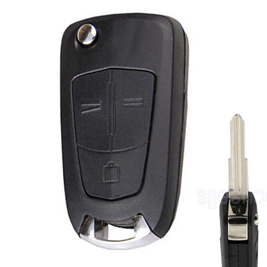 New Replacement 3 Button Remote Key Fob 434Mhz for Vauxhall for Opel Astra H 2004 2009 (without