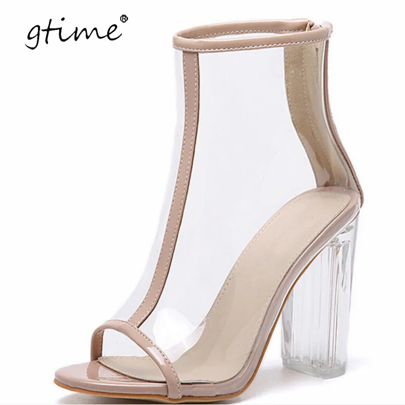 Summer Transperant Heel Shoe Summer Transperant Heel Shoe
