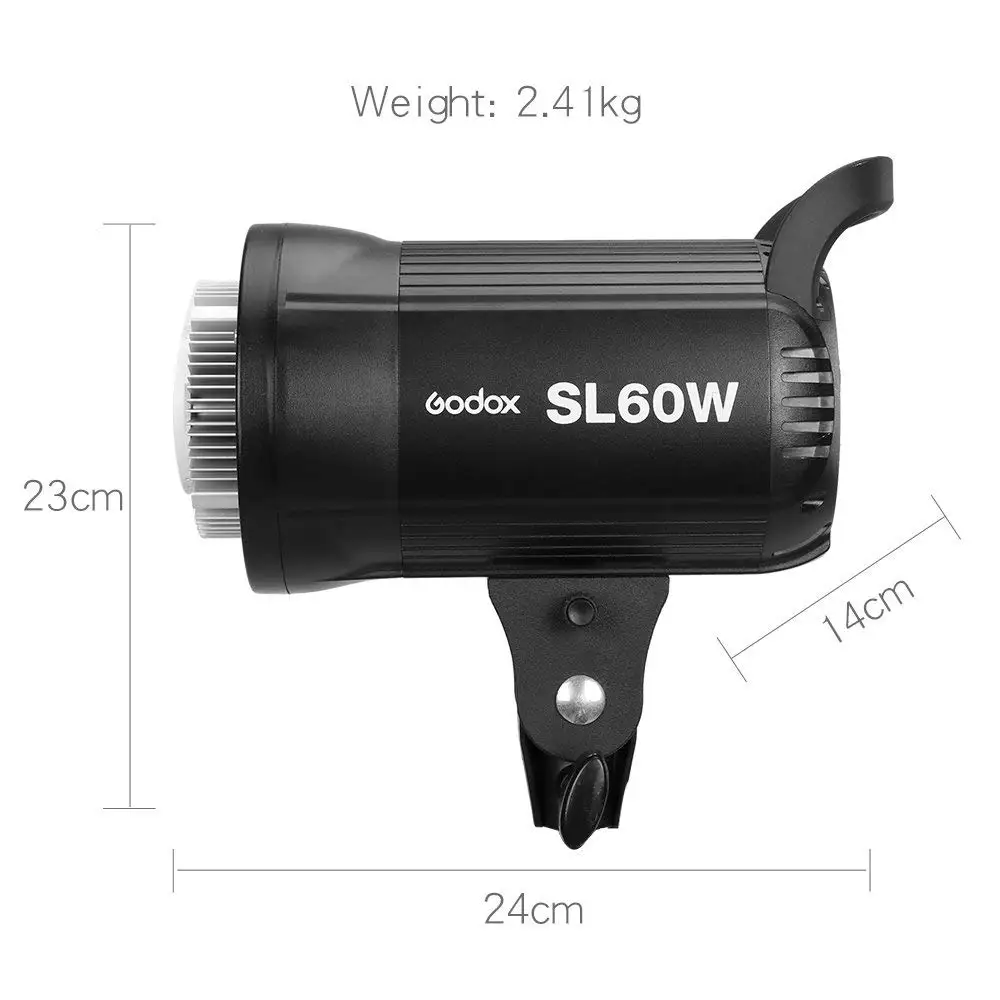 Фотостудия Godox SL 60W CRI 95 + LED Видео свет SL60W белый 5600K Bowens крепление пульт