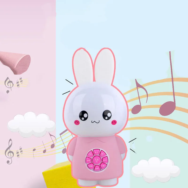 

Baby Early Learning Educational Toys Creative Little White Rabbit Story Machine for Children Kids Fun Game Gifts Colorful Light