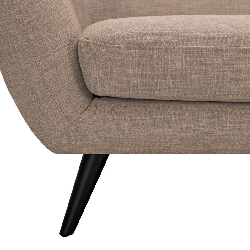 Light Sand Ida Sofa -  Black (2)