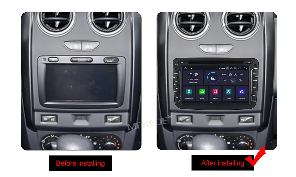 Flash Deal Mekede 7“ android 9.0 central multimidia android gps navigation DVD player for Dacia/Duster/Logan/Sandero /Lada Xray 2 DSP IPS 19 Flash Deal Mekede 7“ android 9.0 central multimidia android gps navigation DVD player for Dacia/Duster/Logan/Sandero /Lada Xray 2 DSP IPS 19