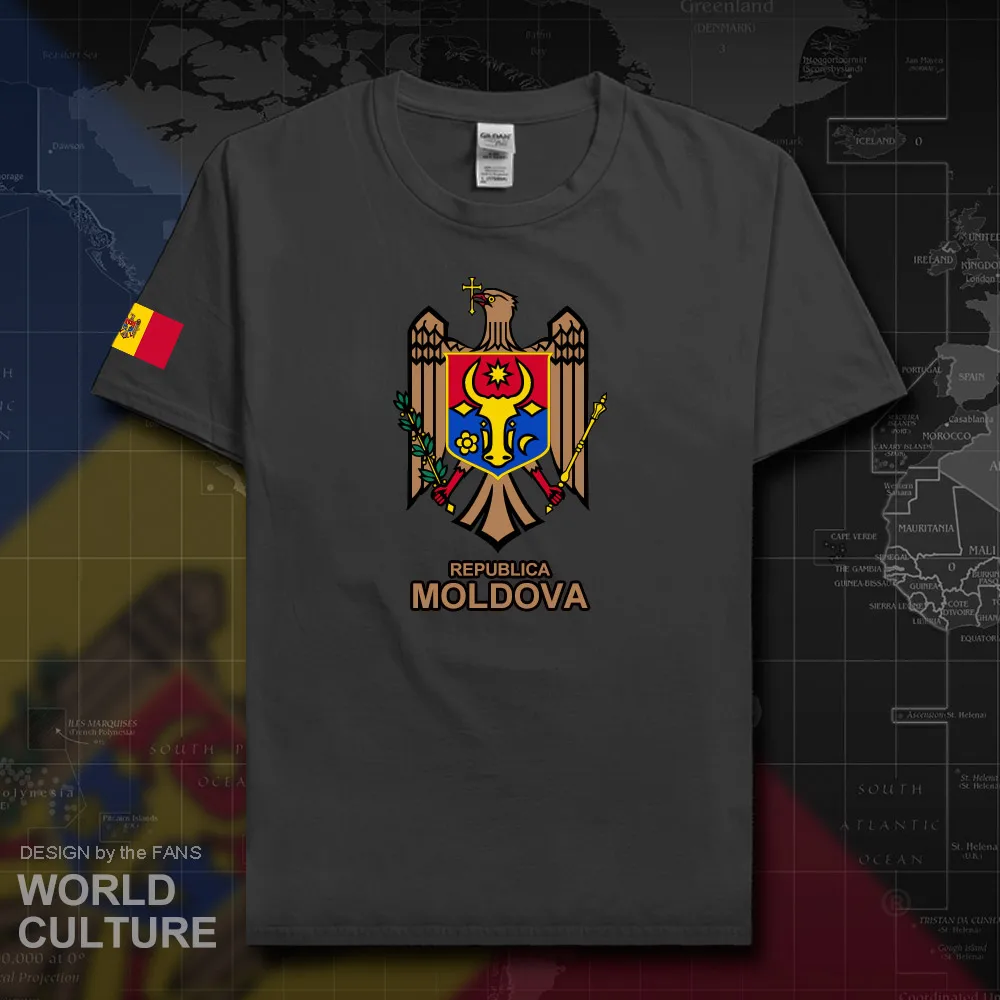 Мужская футболка молдовской формы MDA MD модная 2018 с изображением национальной