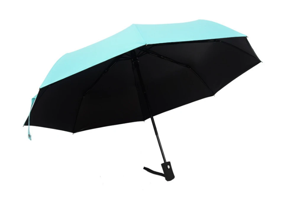 Yesello, Одноцветный зонт, складной, автоматический зонтик, ветрозащитный, для путешествий, дождя, солнца, зонты, дождь, женский, водонепроницаемый зонтик