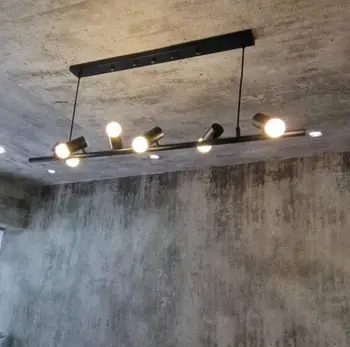 

Personalized simple modern restaurant bar pendant lamp clothing shop corridor aisle creative retro Loft pendant lights