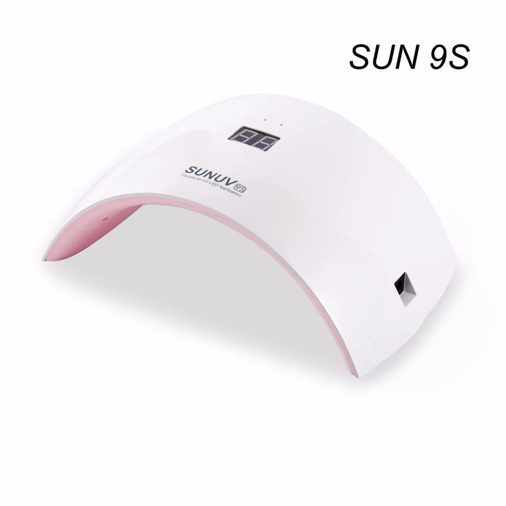 

SUN9S UV Lamp 24W Nail Lamp USB Charge SUN9X 24W Nail Dryer with LCD and Button Timer Nail Gel Lamp for Curing All Gels Polish