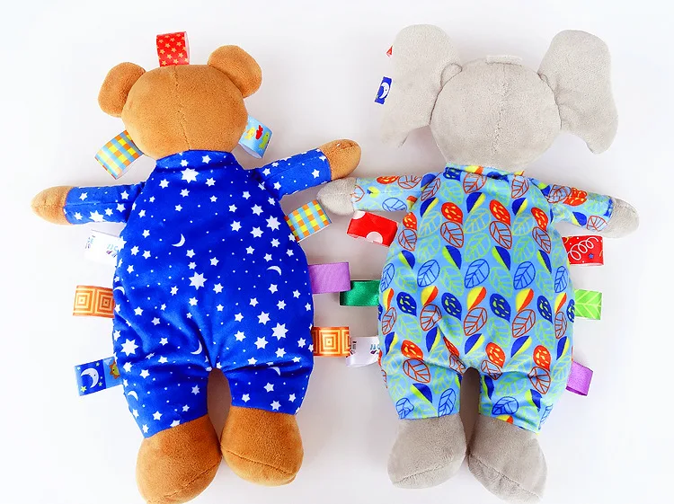 JJOVCE-Baby-Security-Blanket-Toys-Soft-Bedtime-Soother-Baby-Plush-Toys-Comfort-Towel-Sleep-Appease-Baby-Stuffed-Dolls-Elephant-010