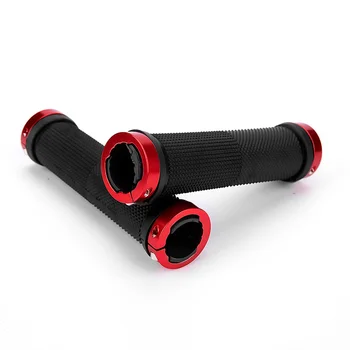 

Mountain Bike Double Lock Handlebar Cycling Handle Bar Anti-slip Grips Rubber Fixie Soft Bicycle Handlebar Grips 13cm