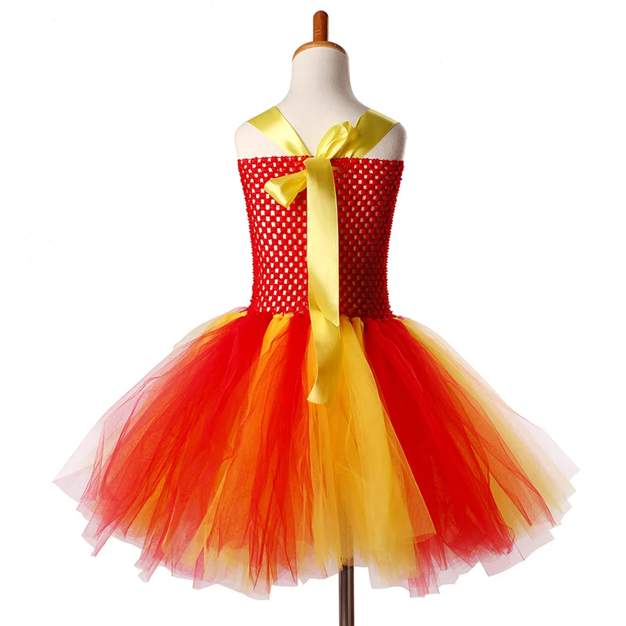 Girls Halloween Iron Man Tutu Dress Children Superhero Cartoon Tulle Costume (13)