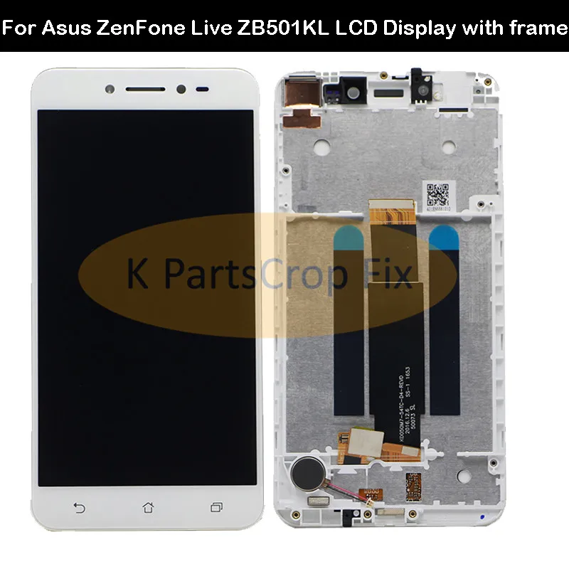 

ZB501KL LCD with Touch Screen Digitizer Pannel For Asus ZenFone Live ZB501KL X00FD LCD Display Assembly Sensor Screen with frame