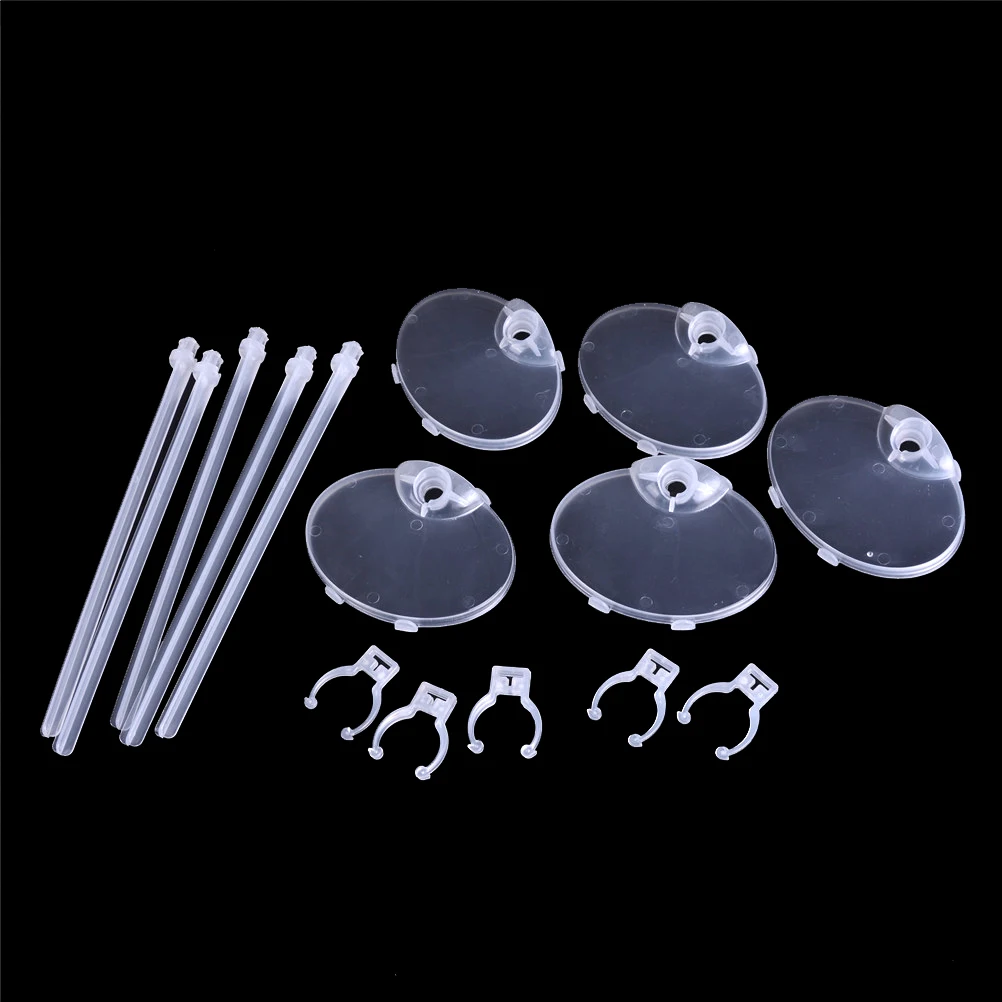

5 Pcs Transparent Plastic Doll Stands Figure Display Holder High Quality Toy Model Accessories For Doll Kids Gifts