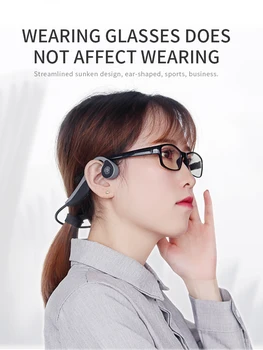 

V9 Headphones Bluetooth 5.0 Bone Conduction Headsets Wireless Sports Earphones Handsfree Waterproof PK Z8 Wireless Headphone