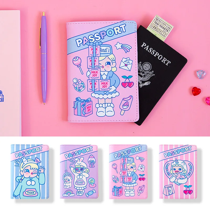 

Milkjoy Cute Ins Passport Case Card Holder Sticker Passport Cover