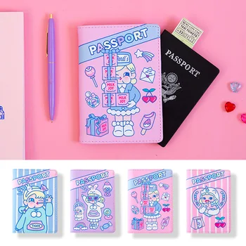 

Milkjoy Cute Ins Passport Case Card Holder Sticker Passport Cover