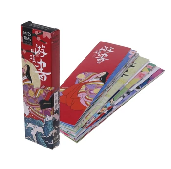 

30Pcs/Bag Paper Bookmark Vintage Japanese Style Book Marks For School Student