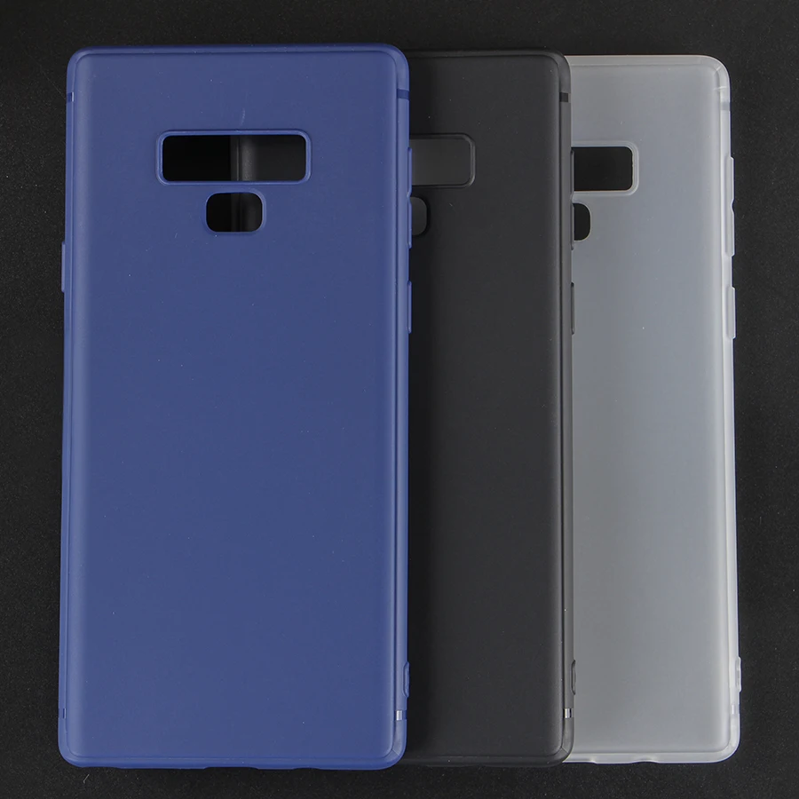 Для samsung Galaxy Note 9 8 матовый Силиконовый чехол Мягкая обложка Защитный для S9 S8 плюс |
