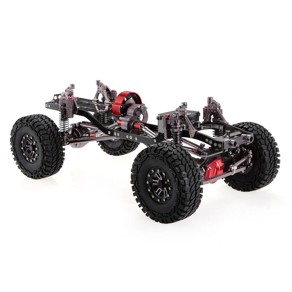 

RC Racing CNC Aluminum Metal and Carbon Frame for RC Car 1/10 AXIAL SCX10 Chassis 313mm Wheelbase Vehicle Crawler Cars Parts