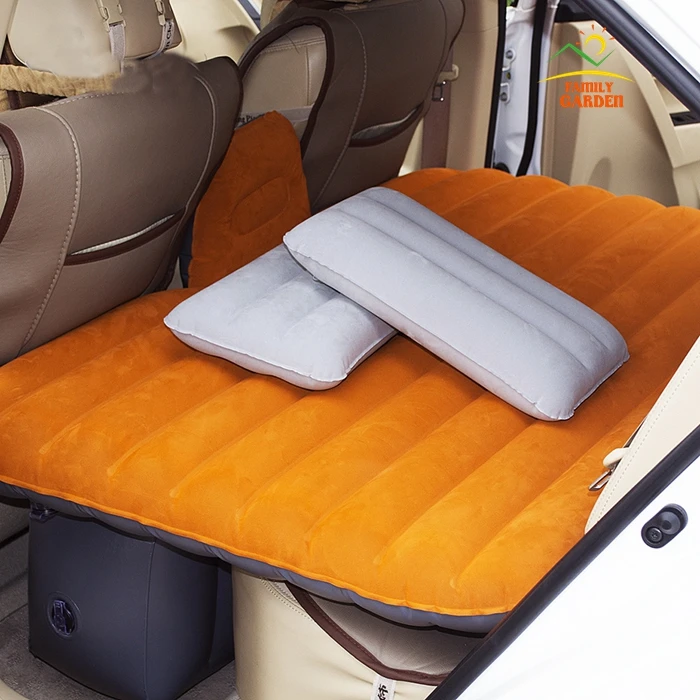 Надувной апельсин Автомобильная подушка воздушная кровать спальня инфляция путешествия толстый матрас заднее сиденье удлиненный матрас