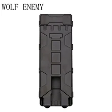 Wolf Enemy 10 патронов ABS Тактический чехол Перезагрузка держатель Molle Чехол для 12 калибровочных подсумок заряд, Круглый картридж держатель