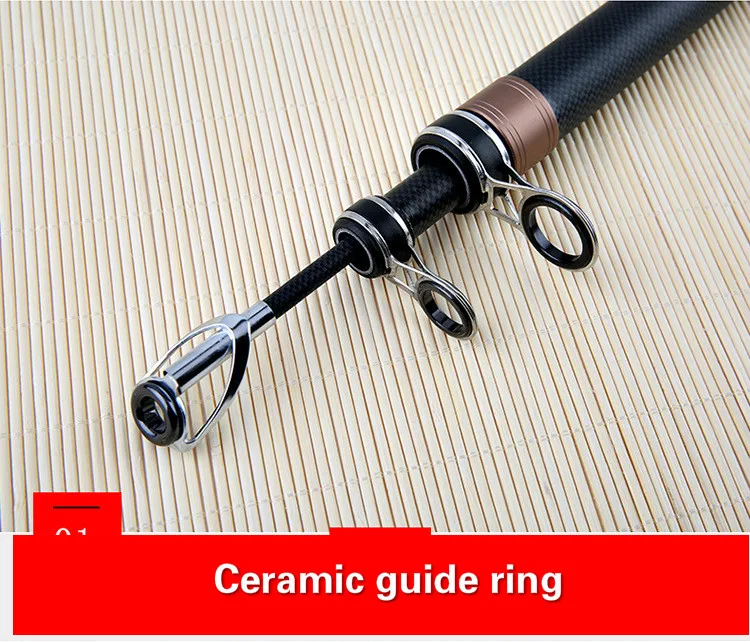 Telescópica de Carbono Vara de Pesca Equipamento de Pesca Portátil Ultra-leve Distância Jogando Olta Longas Seções Canne 2.7 m 3.0 3.6 3.9 6 Cheap Varas de pescar