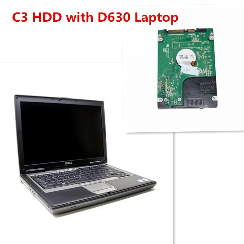 MB STAR C3 ноутбук d630 с MB Star C3 HDD программное обеспечение последняя версия V2015.07 для MB Star Diagnosis C3 SD высокое качество DHL - Цвет: D630 and C3HDD