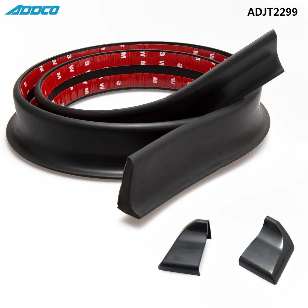 

Car Auto Rear Spoiler Wing Lip Protector Sticker Body Kit 4.9ft(150cm/1.5m) 45MM (Option:Black,Carbon Fiber)