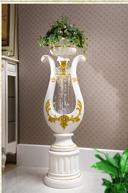 

European fountain. Water device.. Sitting room humidifier creative gift big furnishing articles