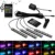 Новый интерьер автомобиля атмосфера неоновый свет LED Multi Цвет RGB голос Сенсор звук музыки Управление Декор лампы автомобиля Освещение csl2017
