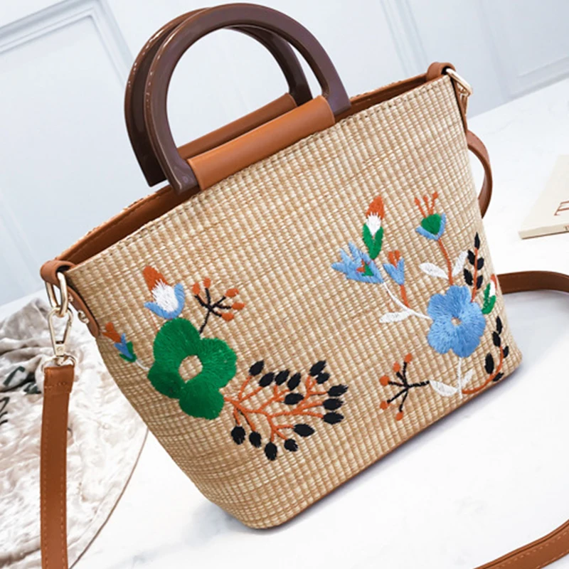 الكتف حقيبة المرأة حقائب القش المطرزة حمل لسيدة الأزياء النسيج حقيبة الإناث Crossbody حقيبة الأعلى مقبض حقائب النساء الكتف حقيبة المرأة حقائب القش المطرزة حمل لسيدة الأزياء النسيج حقيبة الإناث Crossbody حقيبة الأعلى مقبض حقائب النساء