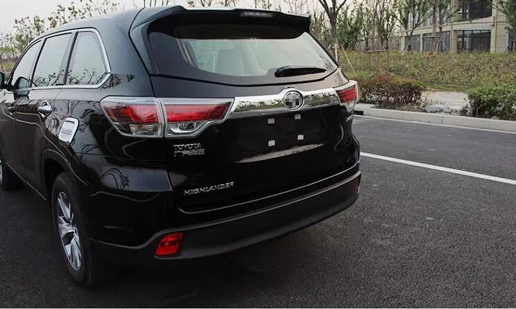 Автомобильный Стайлинг для Toyota Highlander 2014 2015 ABS хром пластик задняя крышка
