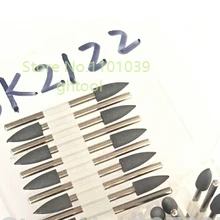 Алмазная полировка шлифовальные буры резиновые полировальные хвостовик 2,35 мм крупной зернистости серый цвет SK2122 100 шт./кор. ghtool