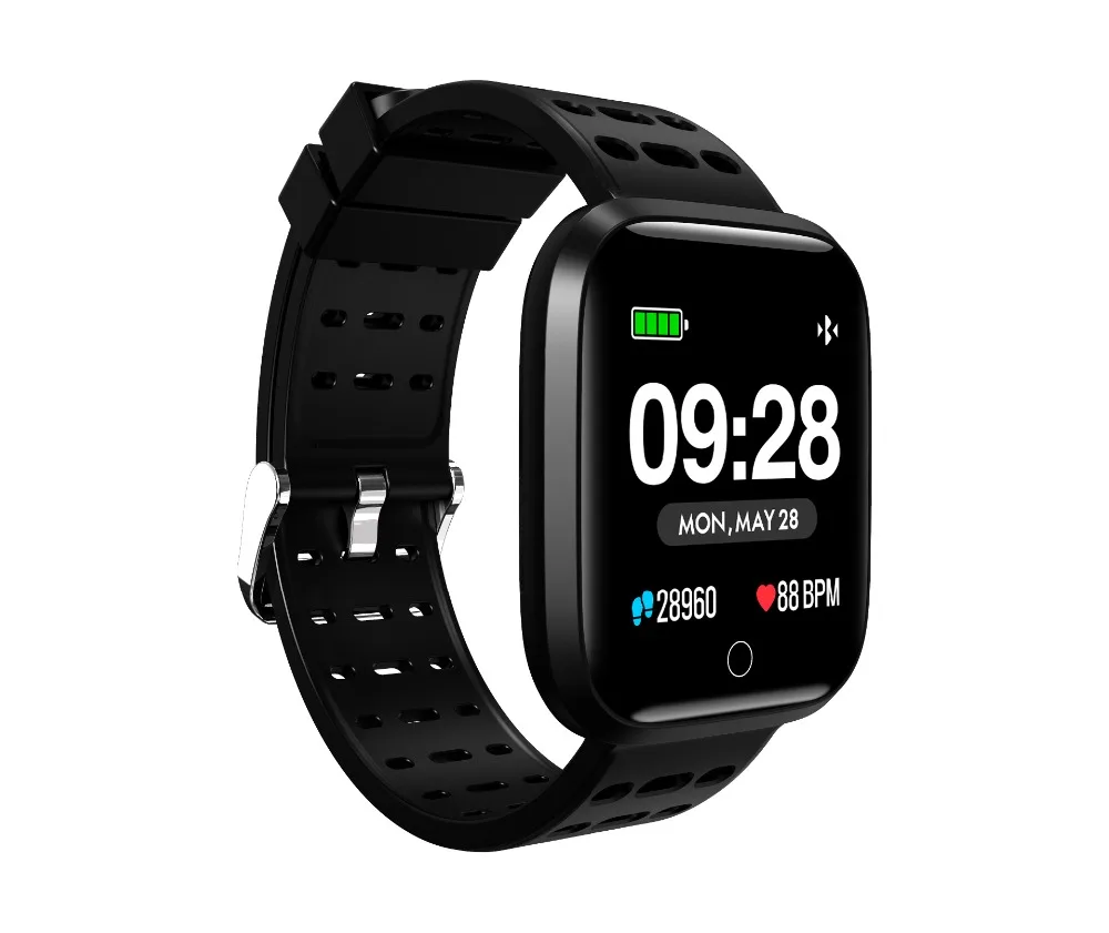 

TENACHI Bluetooth Smart Watch Touchscreen Sport Smart Wrist Watch Fitness Tracker Compatible with iOS and Android