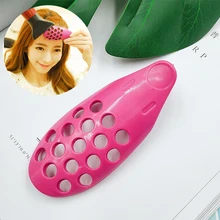 Креативные девушки спереди челка бигуди воздуха челки кудри бигуди держатель ролика груша голова кудрявый артефакт для женщин DIY инструмент для укладки