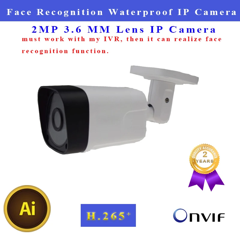 Ip камера с распознаванием лиц объектив 1080P 3 6 мм инфракрасная Поддержка Onvif