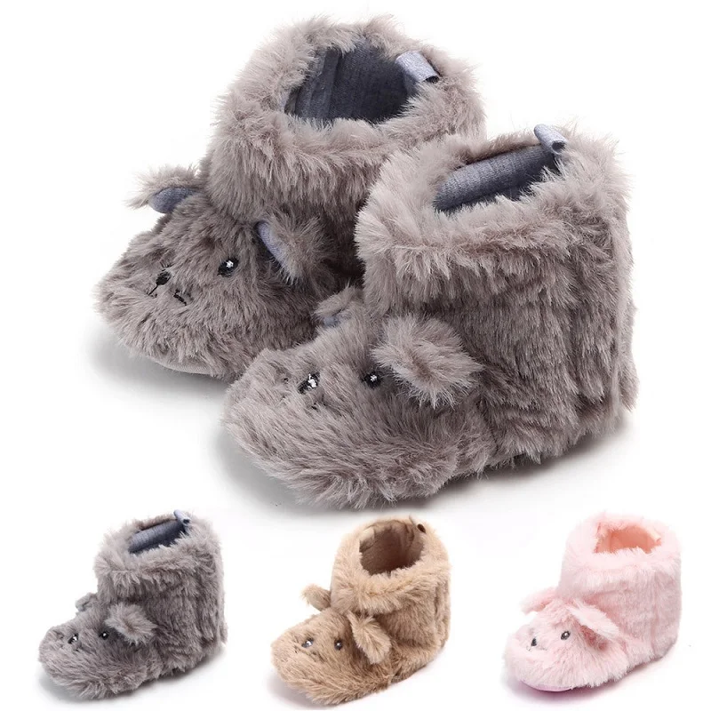 

Unisex Baby Shoes For Boy And Girls Newborn Bootie Winter Warm Infant Toddler Crib Shoes Classic Floor First Walkers TS114