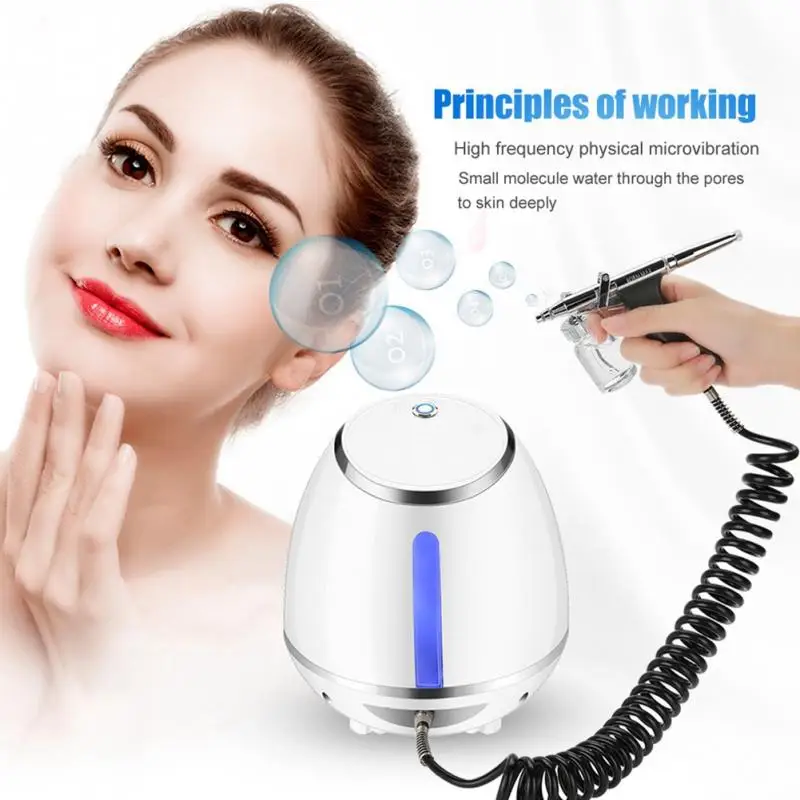 

New Oxygen Water Face Skin Injection Spray Wrinkle Removal Skin Rejuvenation Spray Water Injection Skin Care Machine US100-240V