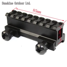 Охота AR плоский верх алюминиевый 8-переходная плата для слота Крепление Пикатинни направляющей для 20 мм Rail